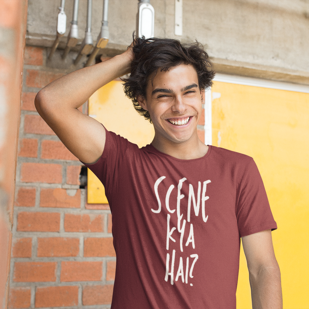 SCENE KYA HAI? MEN'S T-SHIRT - dmonkeyfamily