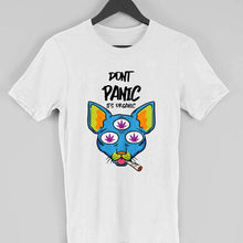 Load image into Gallery viewer, DON&#39;T PANIC ITS ORGANIC T-SHIRT - dmonkeyfamily
